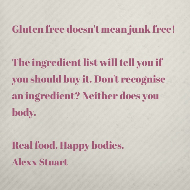 gluten free junk free