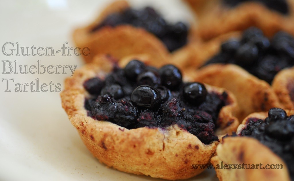 Gluten-free blueberry tartlet