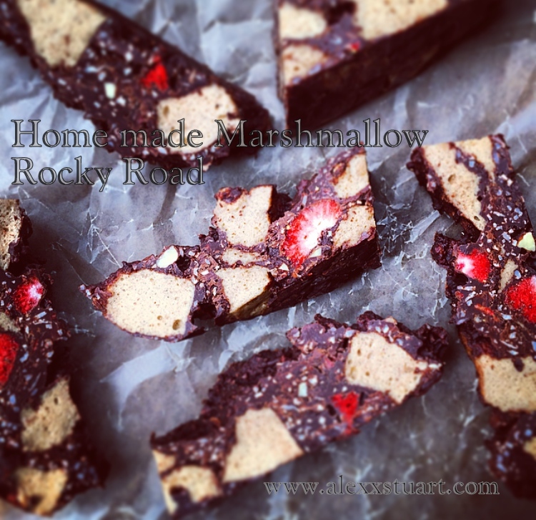 Home-made Marshmallow Rocky Road