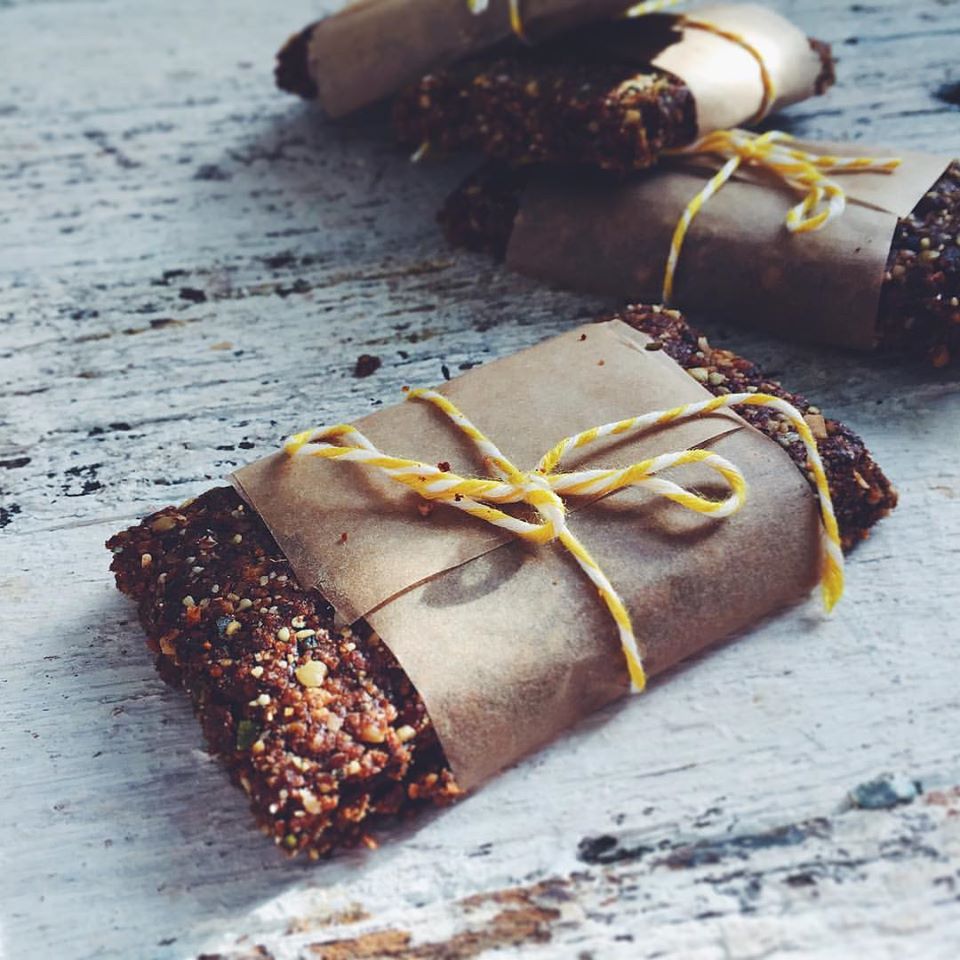 Crunchy banana buckwheat bars 2