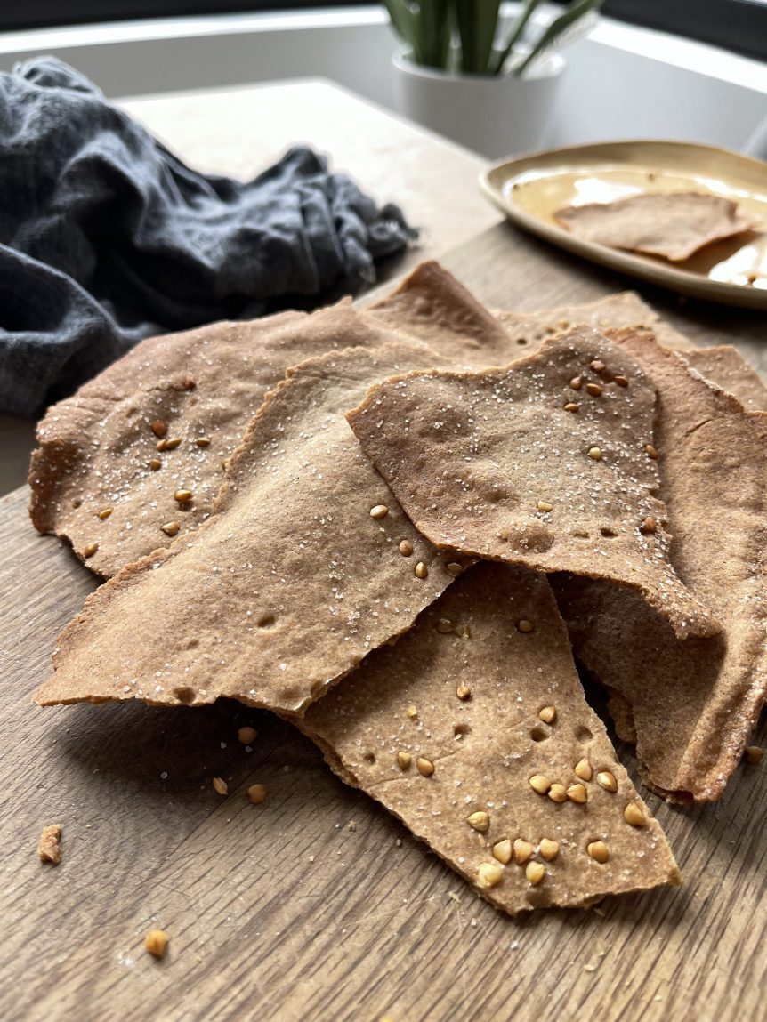 Quick and easy gluten free buckwheat crackers Low Tox Life