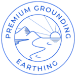 Premium Grounding Logo white background